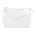 FLORAL BOW LARGE MAKEUP BAG - Lenora