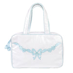 FLORAL BOW HANGING TRAVEL BAG - Lenora