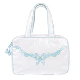 FLORAL BOW HANGING TRAVEL BAG - Lenora