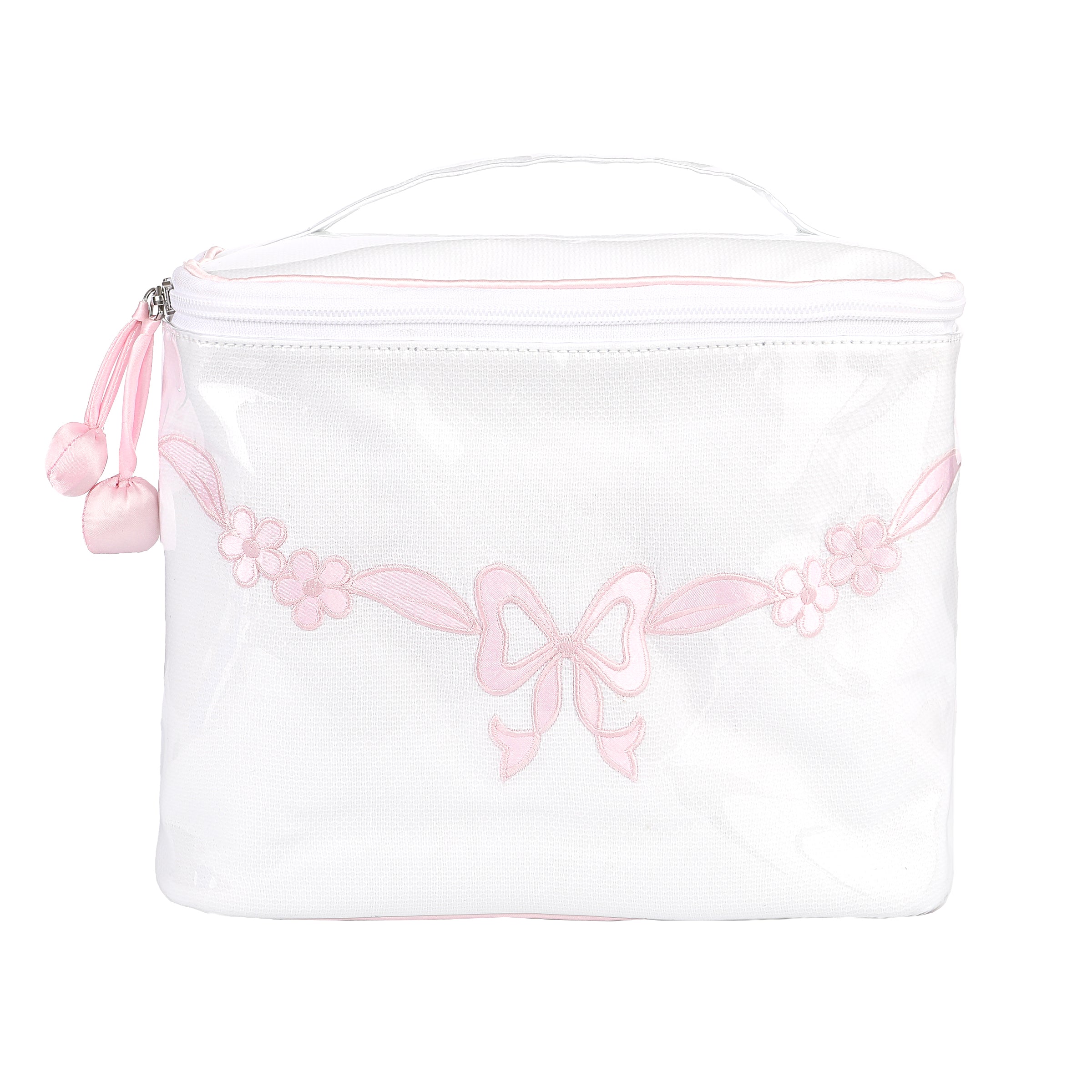 FLORAL BOW TRAIN CASE - Lenora