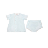 BABY EYELET COTTON DIAPER SET - Lenora