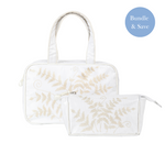 FERN HANGING BAG BUNDLE IN IVORY - Lenora