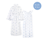NANCY EMBROIDERED NIGHTGOWN BUNDLE - Lenora