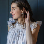 NANCY COTTON EMBROIDERED NIGHTGOWN - Lenora