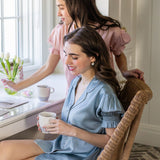 CHLOE SATIN SHORT PAJAMAS - Lenora
