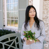 CLASSIC COTTON PAJAMAS IN FRENCH FLORAL - Lenora