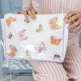 BUTTERFLY LARGE MAKEUP BAG - Lenora