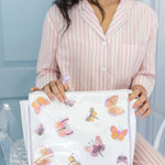 BUTTERFLY LARGE MAKEUP BAG - Lenora