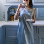 CHLOE SATIN NIGHTGOWN - Lenora
