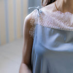 CHLOE SATIN NIGHTGOWN - Lenora