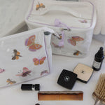 BUTTERFLY LARGE MAKEUP BAG - Lenora