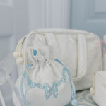 FLORAL BOW JEWELRY POUCH - Lenora