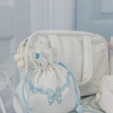 FLORAL BOW JEWELRY POUCH - Lenora