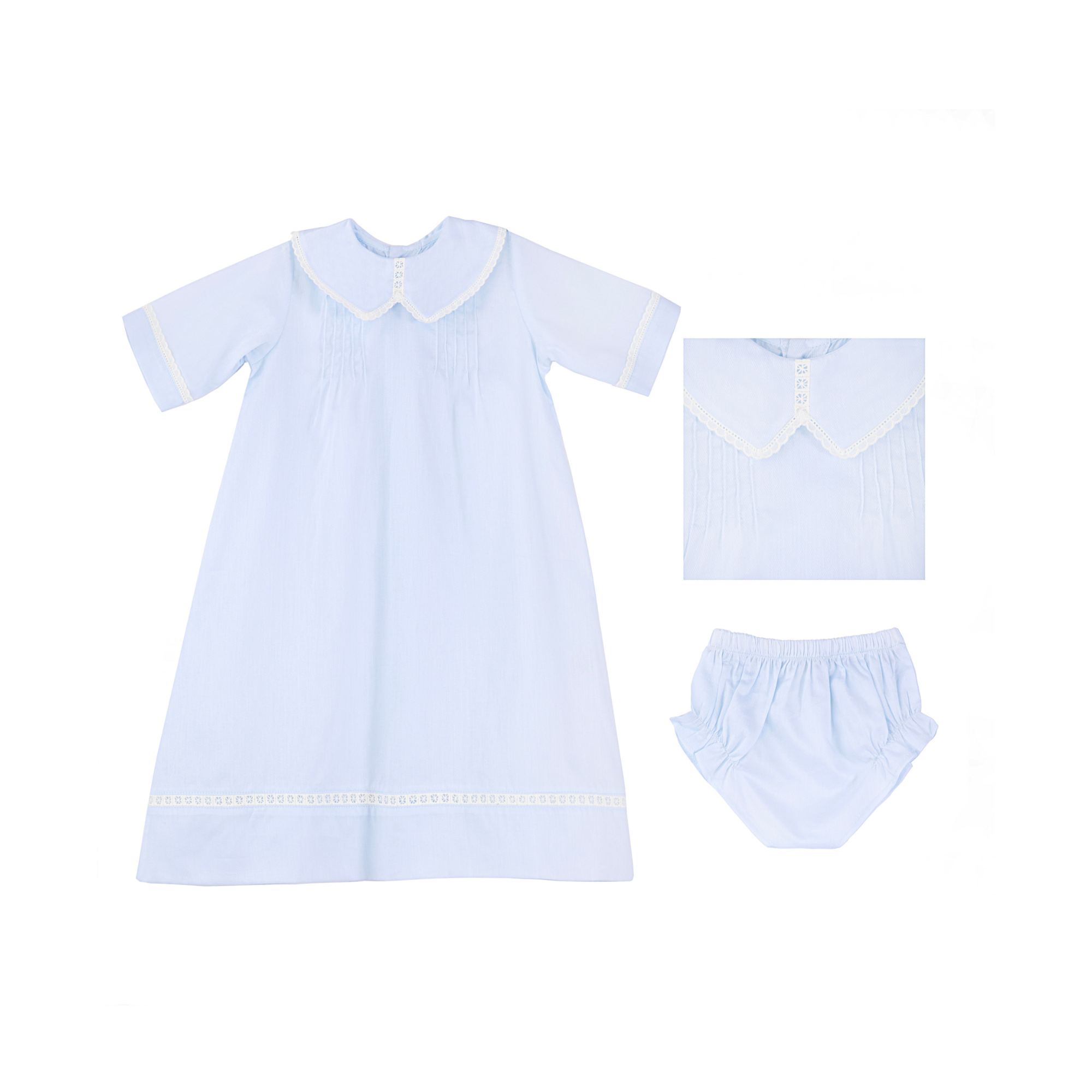 BABY SIMPLE COTTON DAYGOWN - Lenora