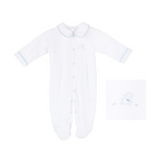 BABY PUPPY COTTON KNIT FOOTIE - Lenora