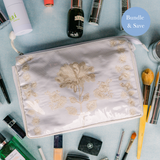PEONY TRAIN CASE BUNDLE IN IVORY - Lenora