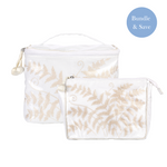 FERN TRAIN CASE BUNDLE IN IVORY - Lenora