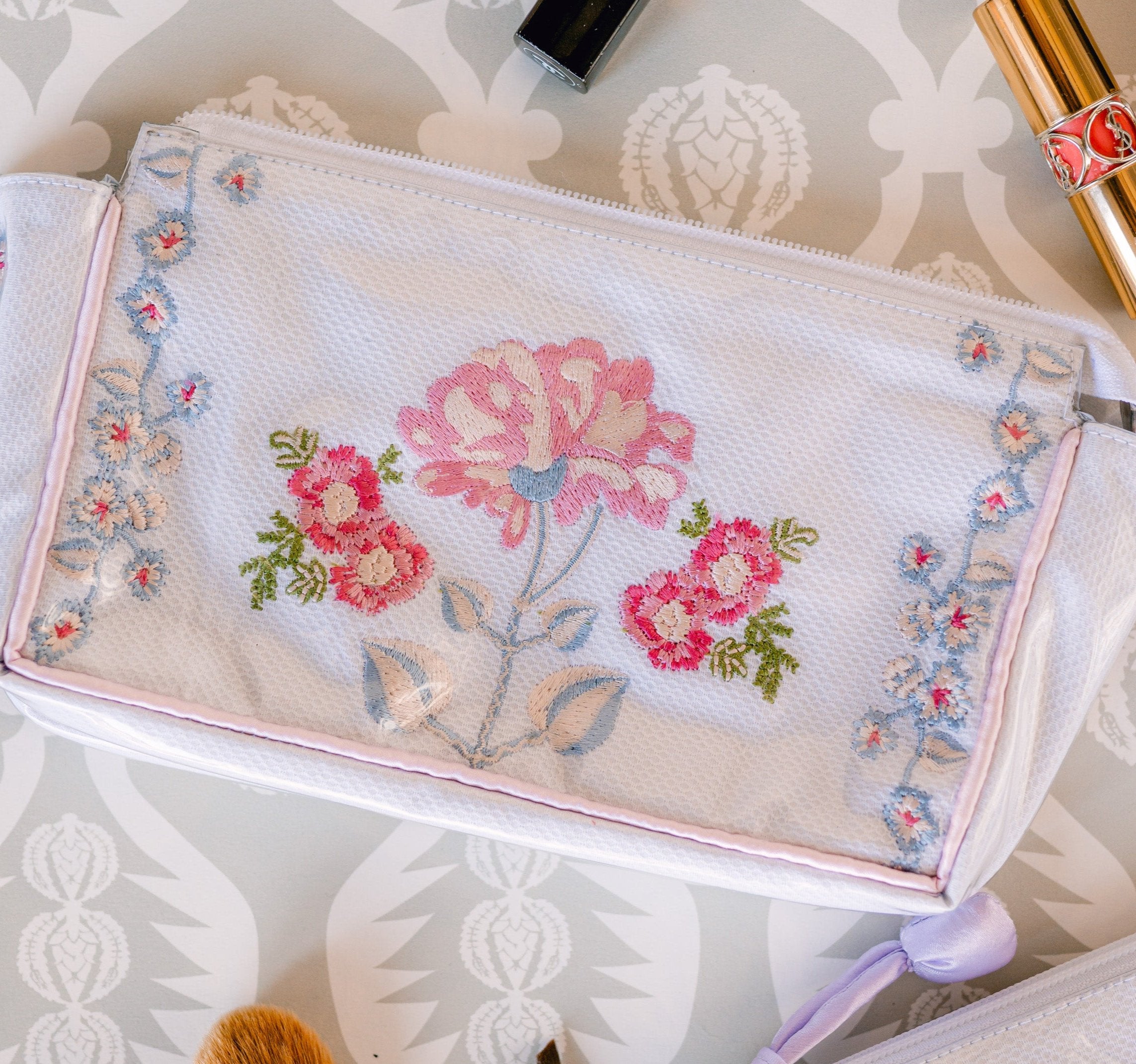 PEONY SMALL MAKE-UP BAG - Lenora