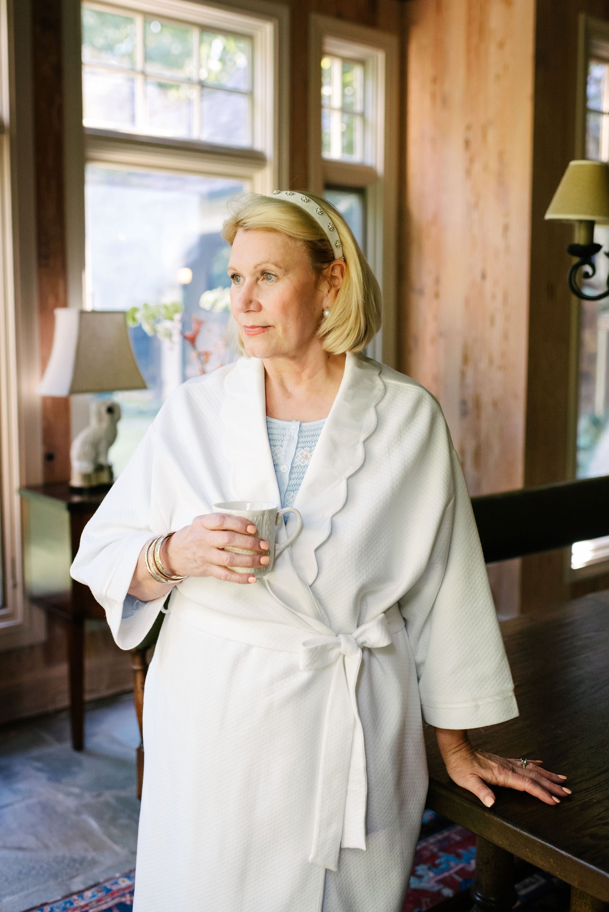 HELEN COTTON ROBE - Lenora