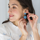 NANCY COTTON EMBROIDERED LONG SLEEVE NIGHTGOWN - Lenora