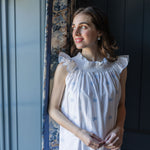 NANCY COTTON EMBROIDERED NIGHTGOWN - Lenora