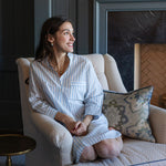 CLASSIC COTTON STRIPED NIGHTSHIRT - Lenora