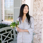 CLASSIC COTTON PAJAMAS IN FRENCH FLORAL - Lenora