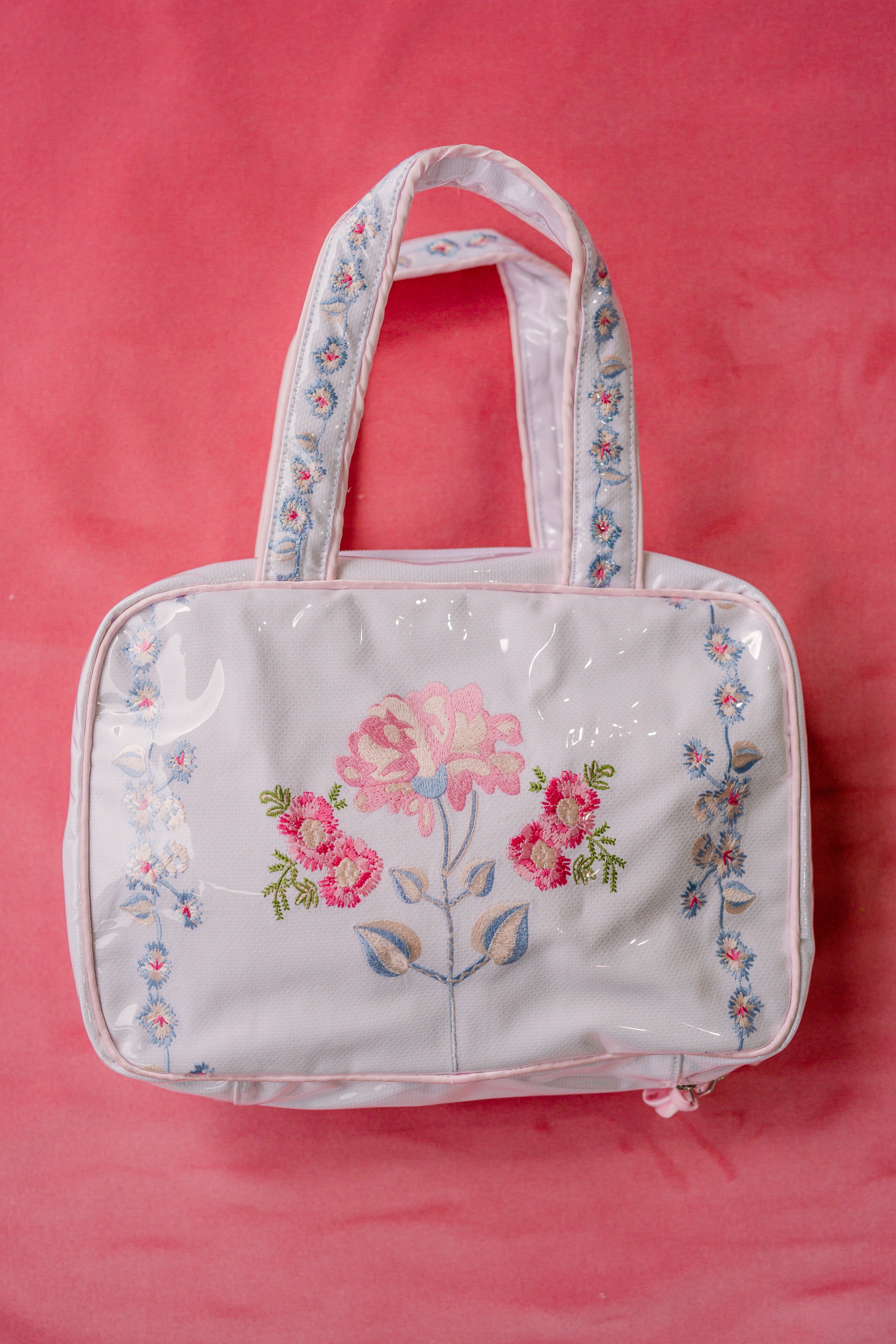 PEONY HANGING COSMETIC BAG - Lenora