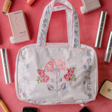 PEONY HANGING COSMETIC BAG - Lenora