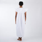 EMILY COTTON SMOCKED NIGHTGOWN - Lenora