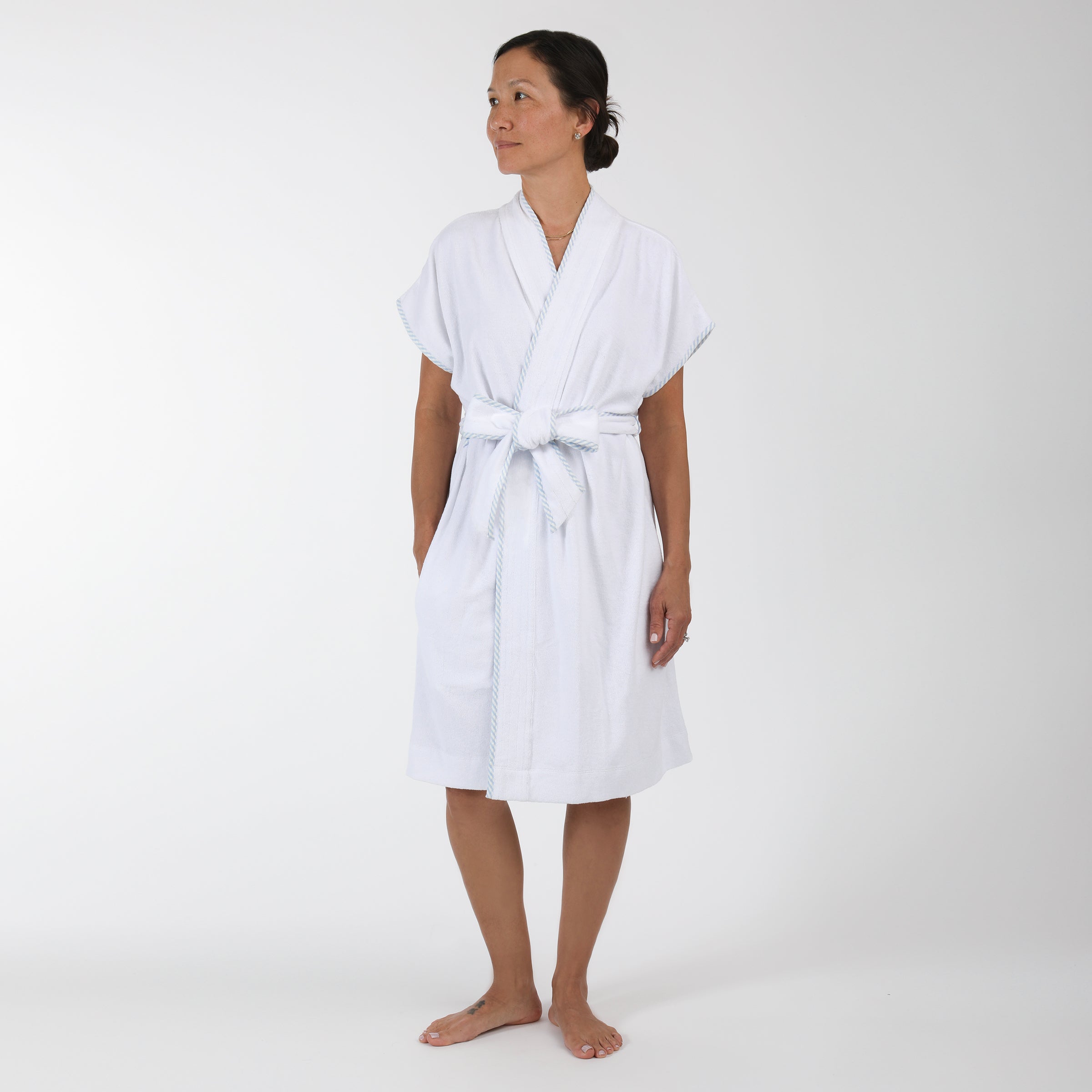 TERRY COTTON ROBE - Lenora