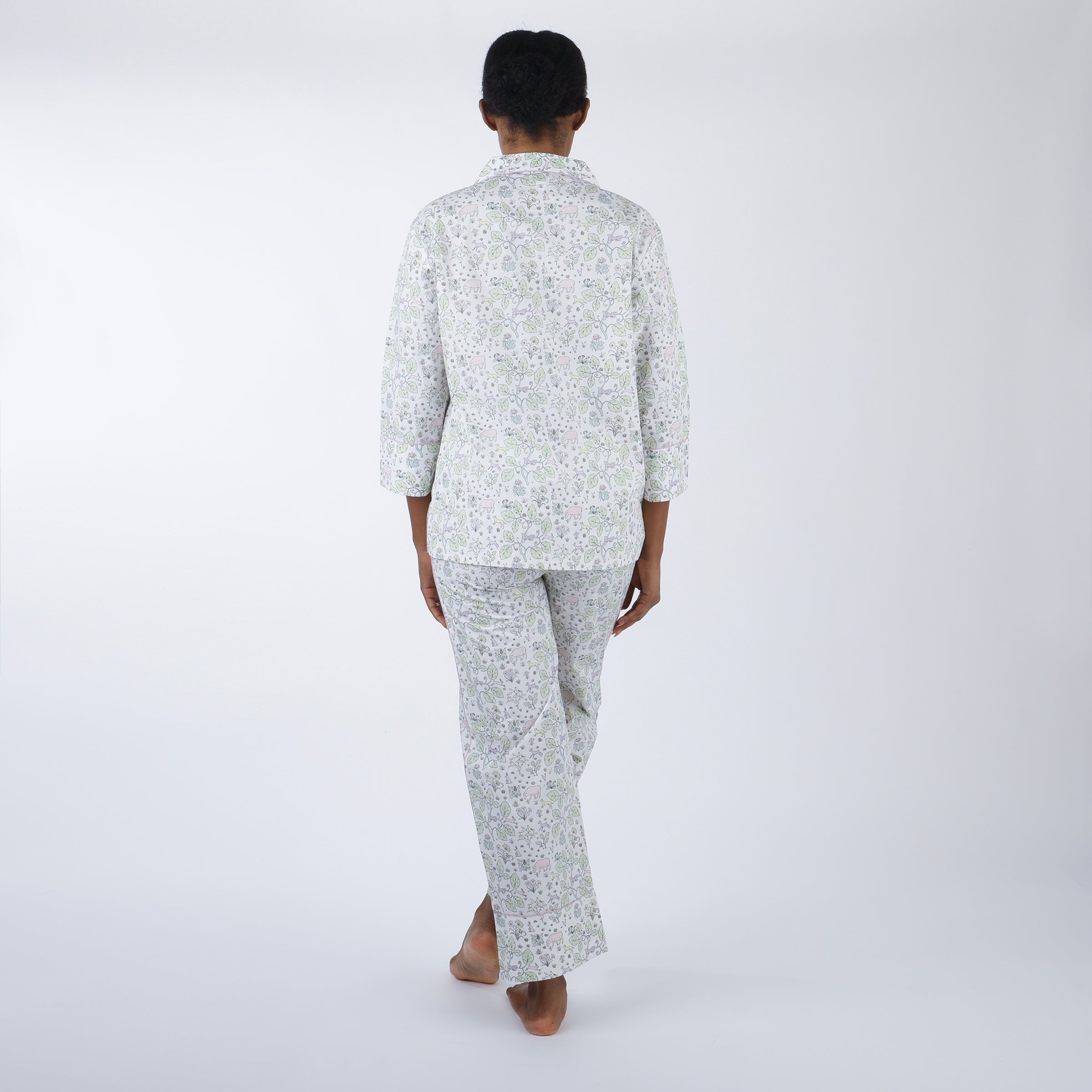 CLASSIC COTTON PAJAMAS IN EMMIE FLORAL - Lenora