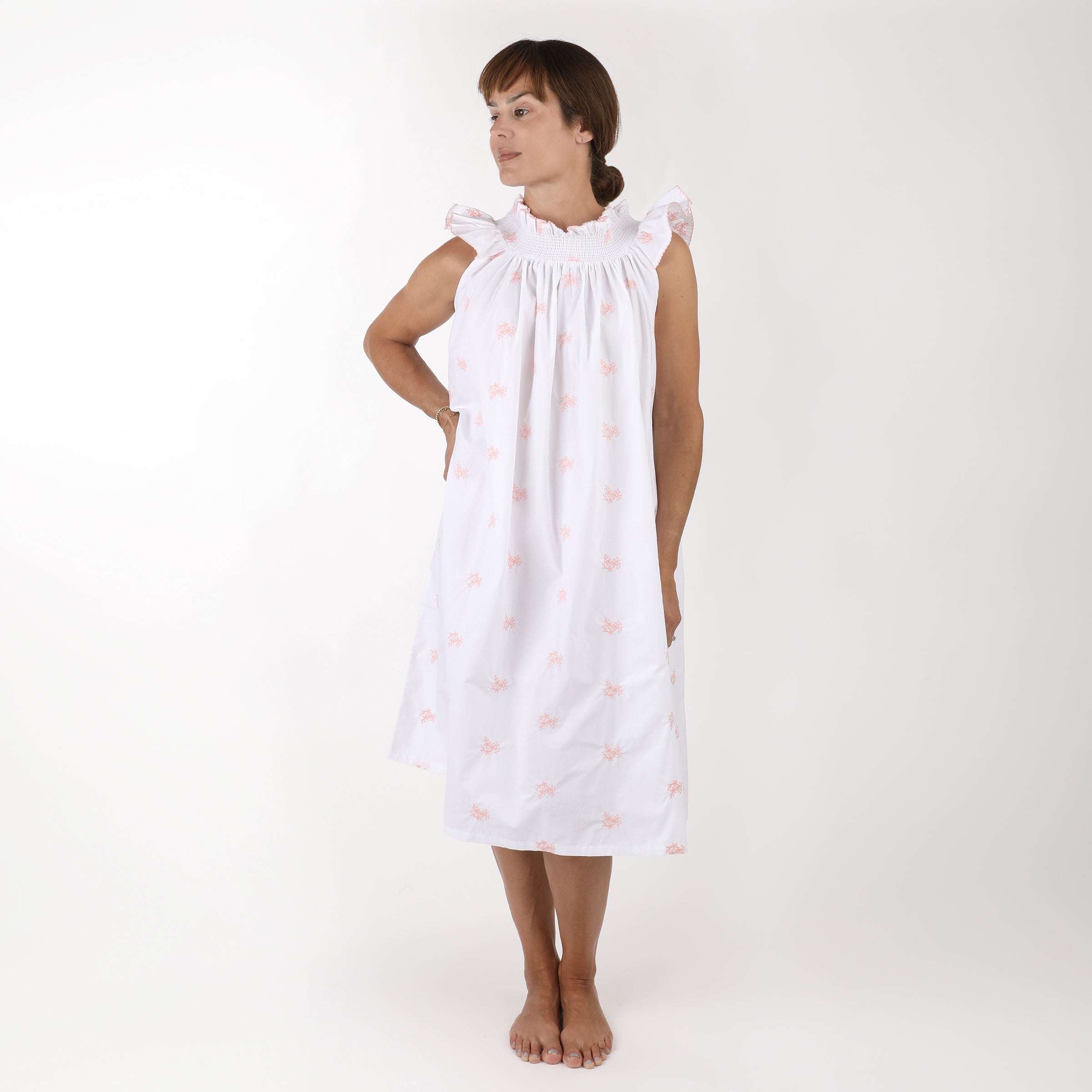 NANCY EMBROIDERED NIGHTGOWN BUNDLE - Lenora