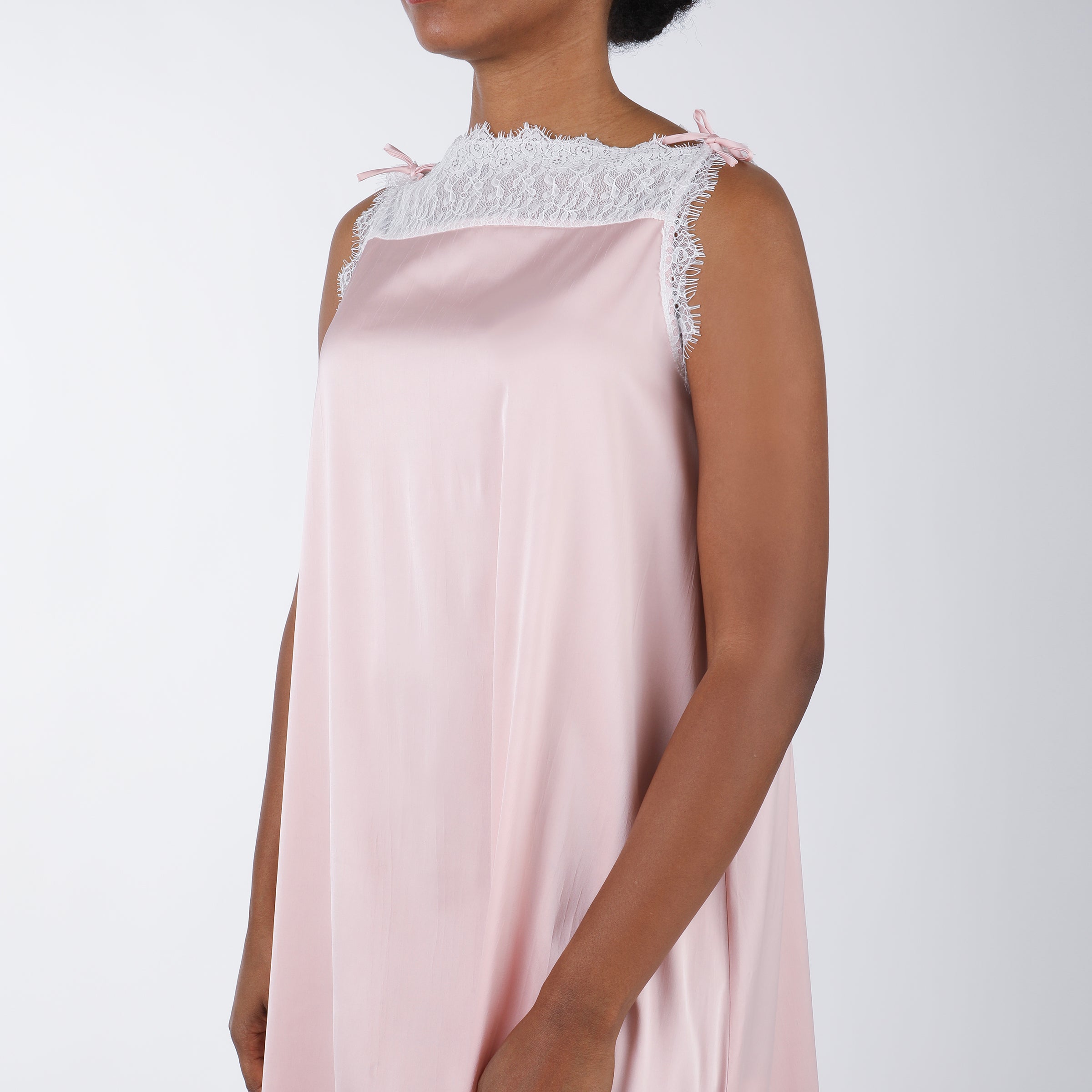 CHLOE SATIN NIGHTGOWN - Lenora