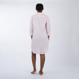 CLASSIC COTTON STRIPED NIGHTSHIRT - Lenora