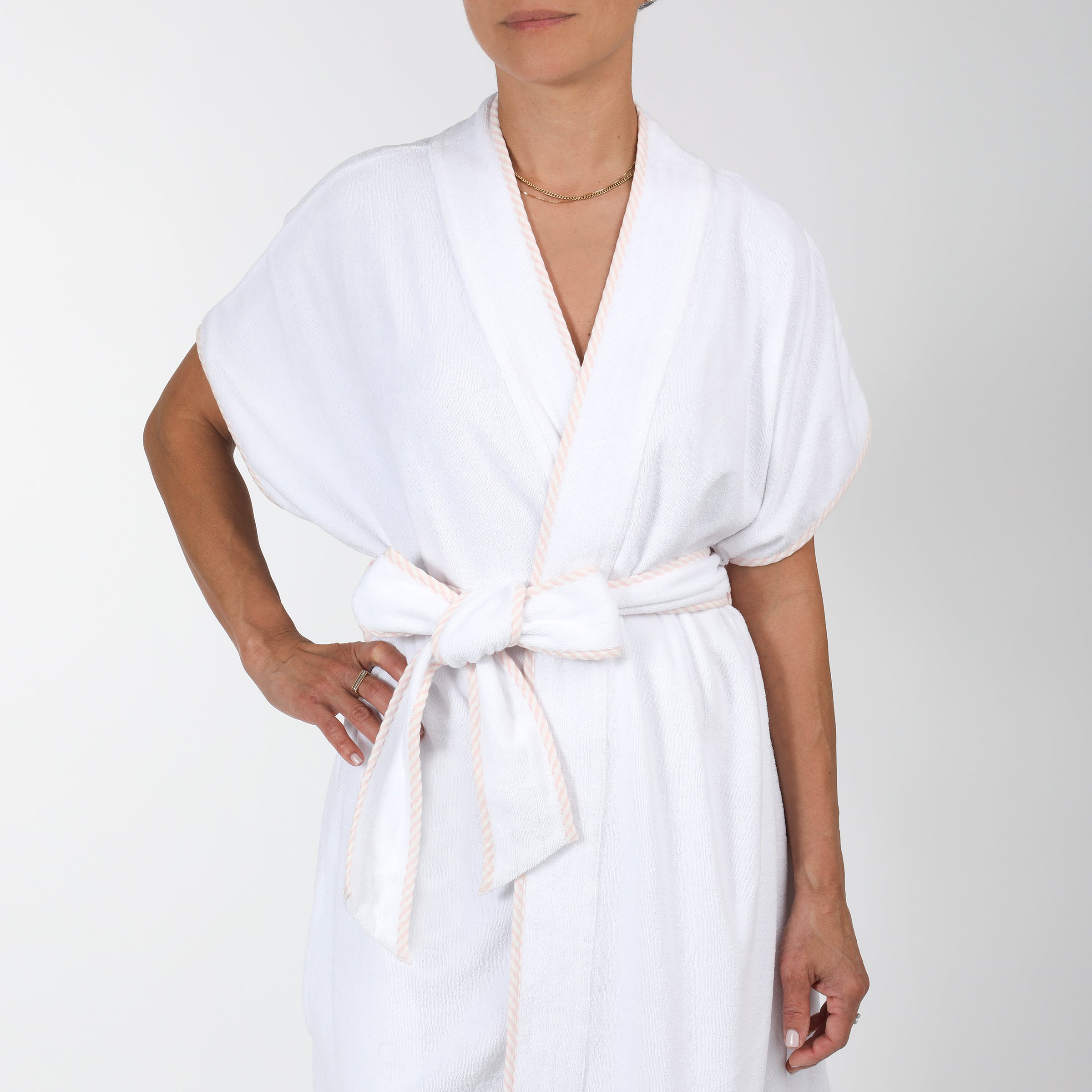 TERRY COTTON ROBE - Lenora