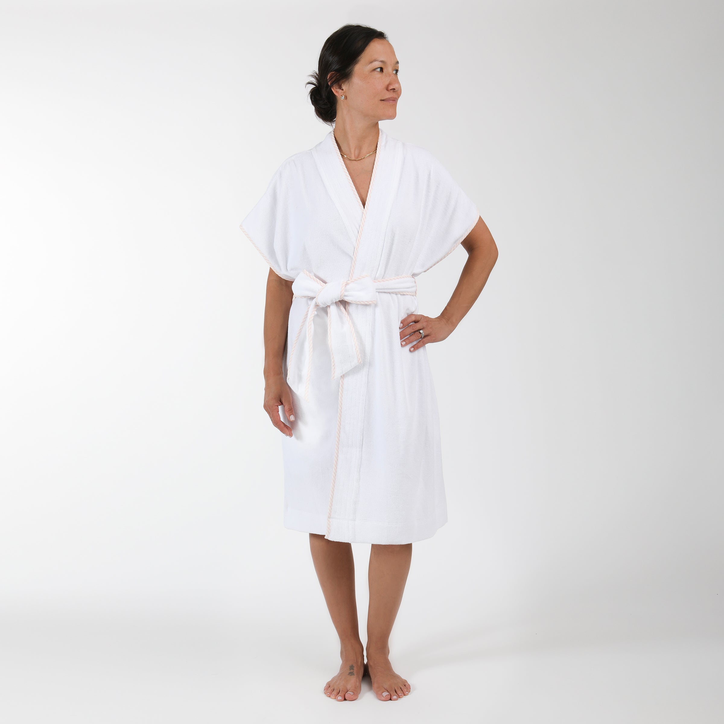 TERRY COTTON ROBE - Lenora