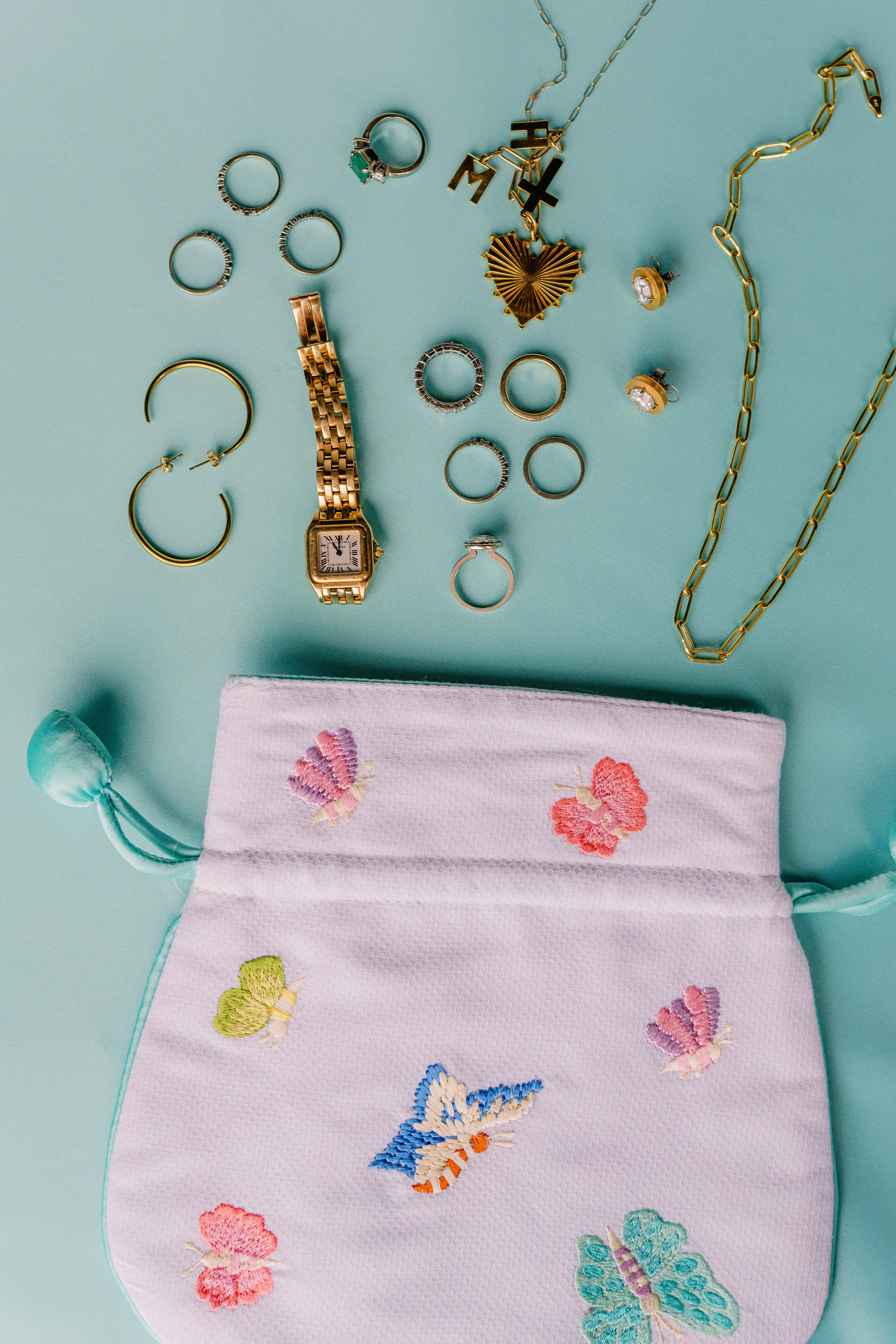 BUTTERFLY JEWELRY POUCH - Lenora