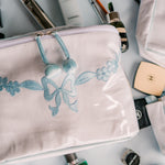 FLORAL BOW TRAIN CASE - Lenora