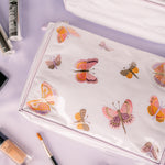BUTTERFLY LARGE MAKEUP BAG - Lenora