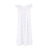NANCY COTTON EMBROIDERED NIGHTGOWN - Lenora
