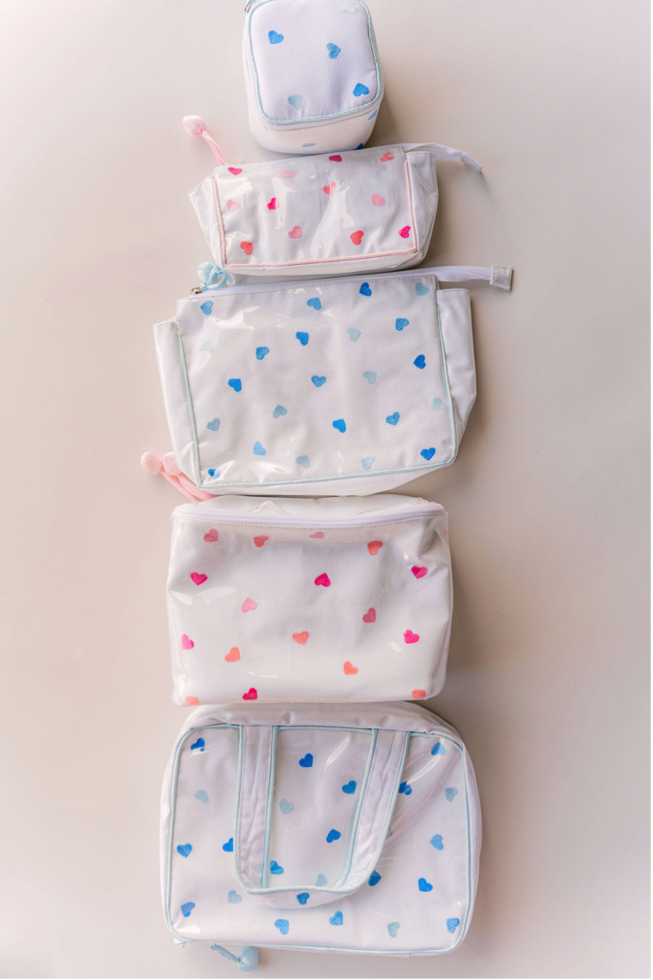 JOSIE HEART SMALL MAKE UP BAG - Lenora