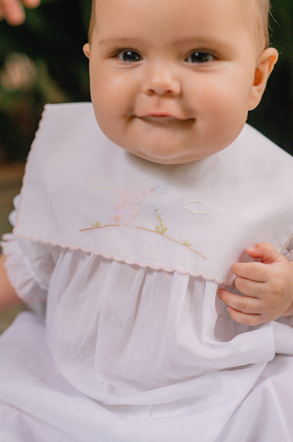 BABY SAILOR BUNNY COTTON DAYGOWN - Lenora