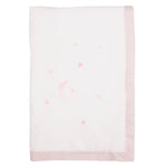 BABY OVER THE MOON COTTON STROLLER BLANKET - Lenora