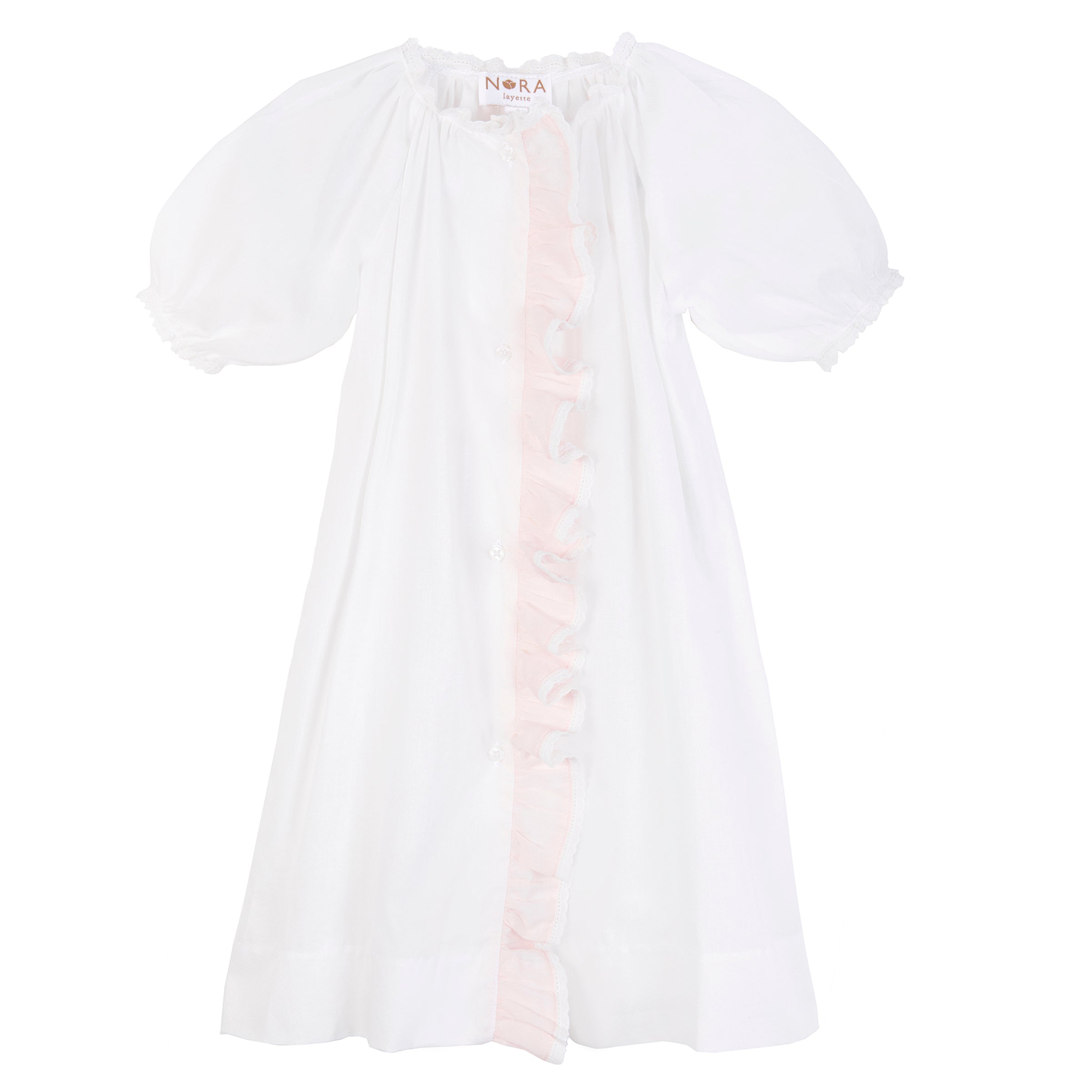 BABY CLASSIC RUFFLE COTTON DAYGOWN - Lenora