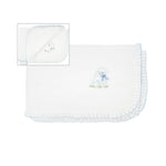 BABY LAMB & BEE COTTON STROLLER BLANKET - Lenora