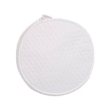 QUILTED LARGE JEWELRY ROUND - Lenora