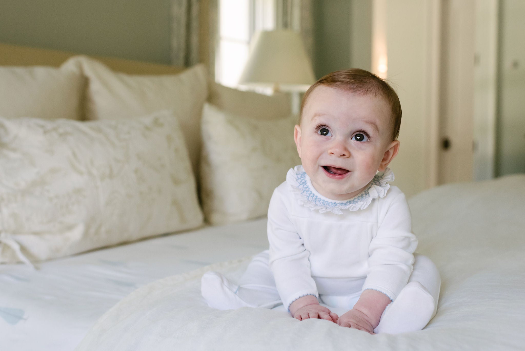BABY LUCY & MAX COTTON KNIT FOOTIE - Lenora