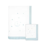 BABY OVER THE MOON COTTON STROLLER BLANKET - Lenora