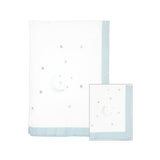 BABY OVER THE MOON COTTON STROLLER BLANKET - Lenora